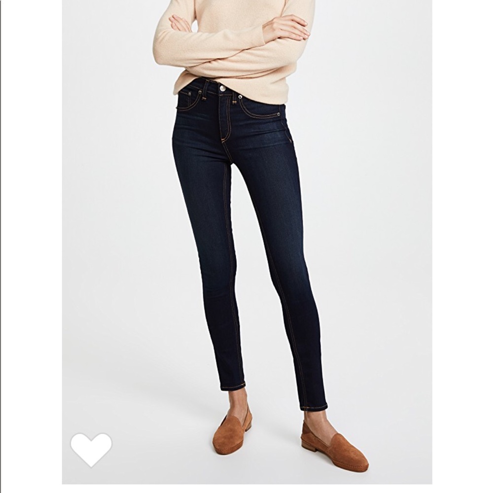 Rag & Bone High Rise Skinny Jeans